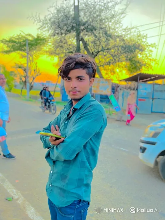 Young Man in Plaid Shirt Stares Steadily at Camera – AI Generated Video | Hailuo AI