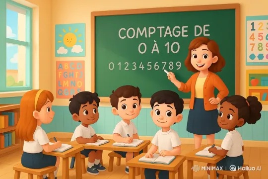 Teacher Greeted Enthusiastically by Diverse Students – AI Generated Video | Hailuo AI