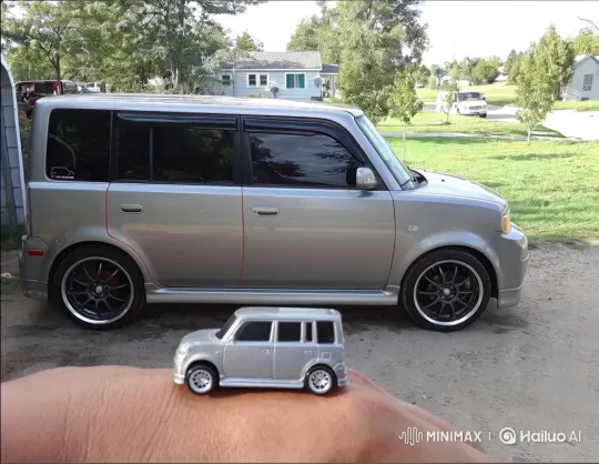 Custom Silver Car's Hydraulic Suspension Transformation – AI Generated Video | Hailuo AI