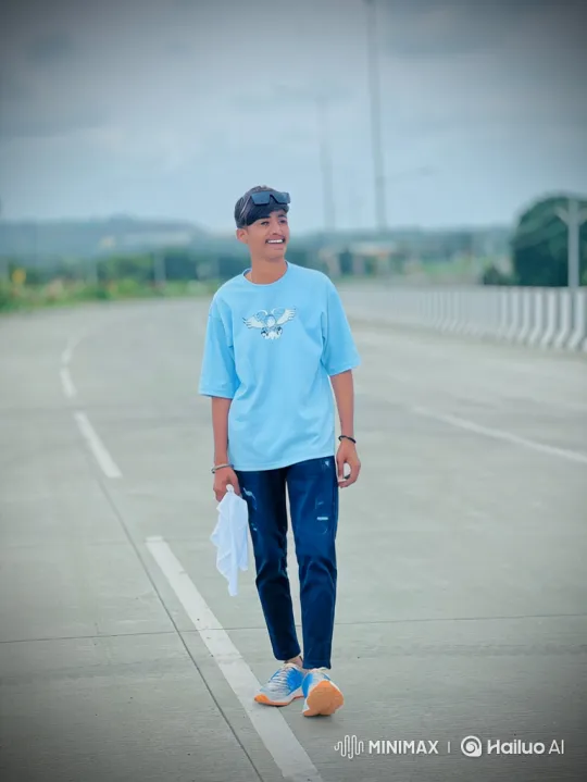Young Man Meets Narendra Modi on Empty Road – AI Generated Video | Hailuo AI