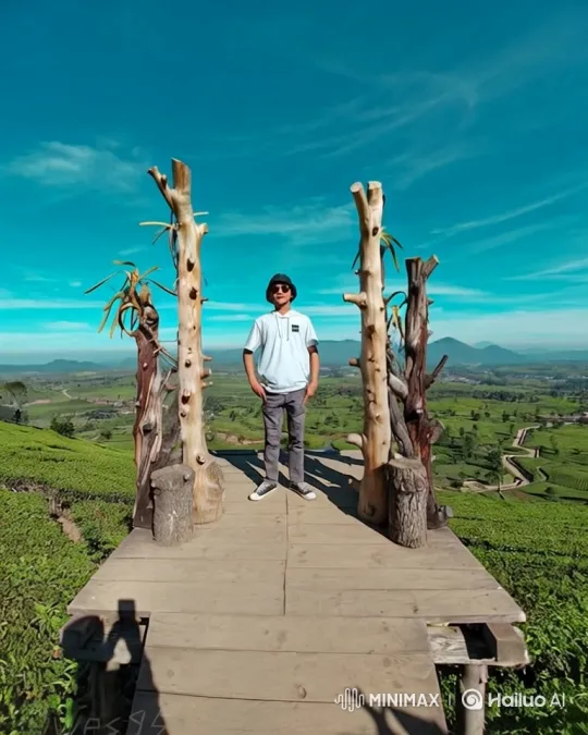 Ascend to Earth's View from Mountain Top – AI Generated Video | Hailuo AI