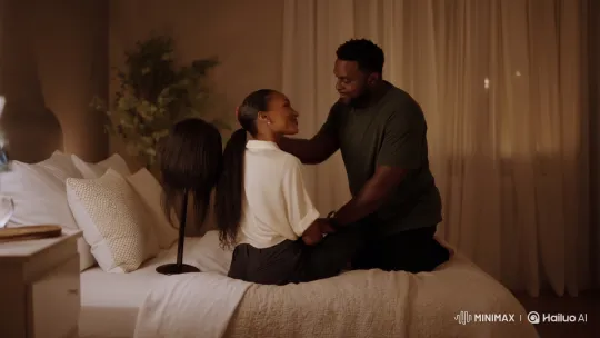 Man Expresses Preference for Girlfriend's Natural Hair Over Wig – AI Generated Video | Hailuo AI