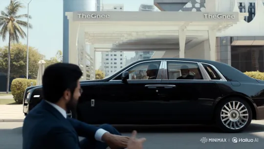Narendra Modi greets man emerging from Rolls Royce – AI Generated Video | Hailuo AI