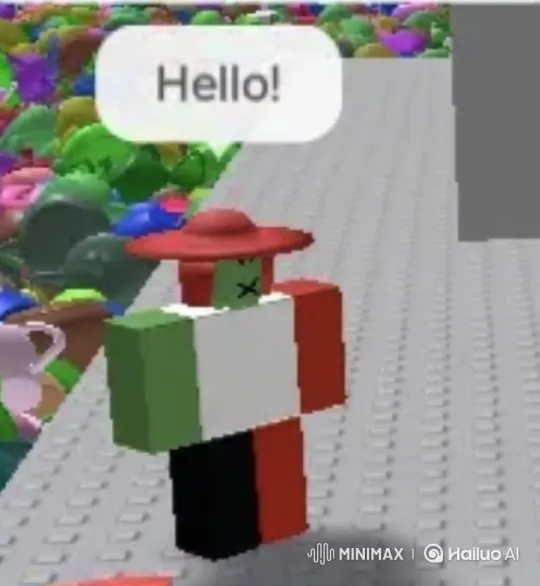 Blocky Character Hurls Teapot in Animated Explosive Scene – AI Generated Video | Hailuo AI