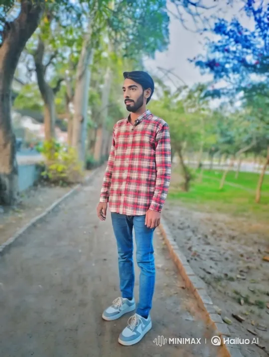 Young Couple's Peaceful Encounter in a Park – AI Generated Video | Hailuo AI