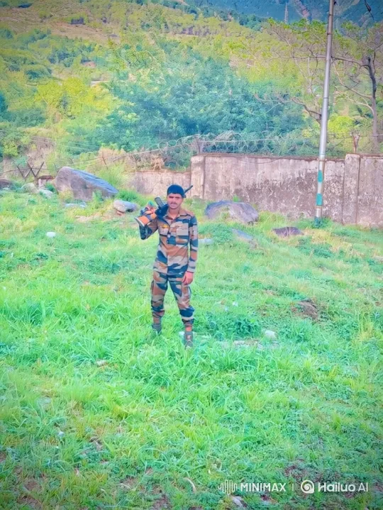 Man in Camouflage Readies Rifle, Then Drives Off in Modern Vehicle – AI Generated Video | Hailuo AI