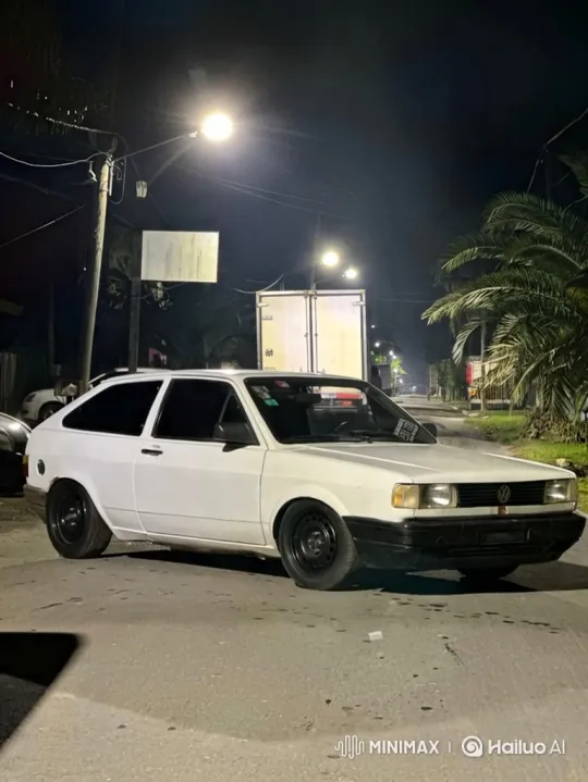 Custom Hatchback shows the effect of lowering the body in the night city – AI Generated Video | Hailuo AI