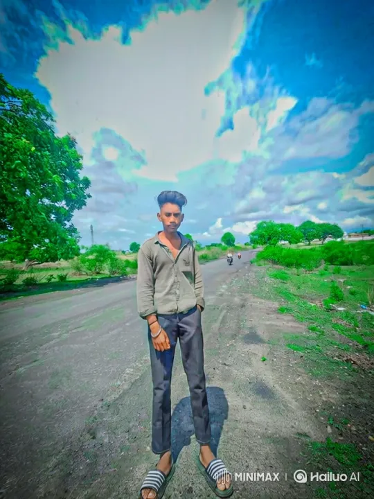 Young Man Meets Elderly Gentleman on Rural Road – AI Generated Video | Hailuo AI