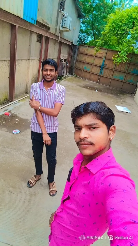 Young Men Posed for a Selfie in an Alley – AI Generated Video | Hailuo AI