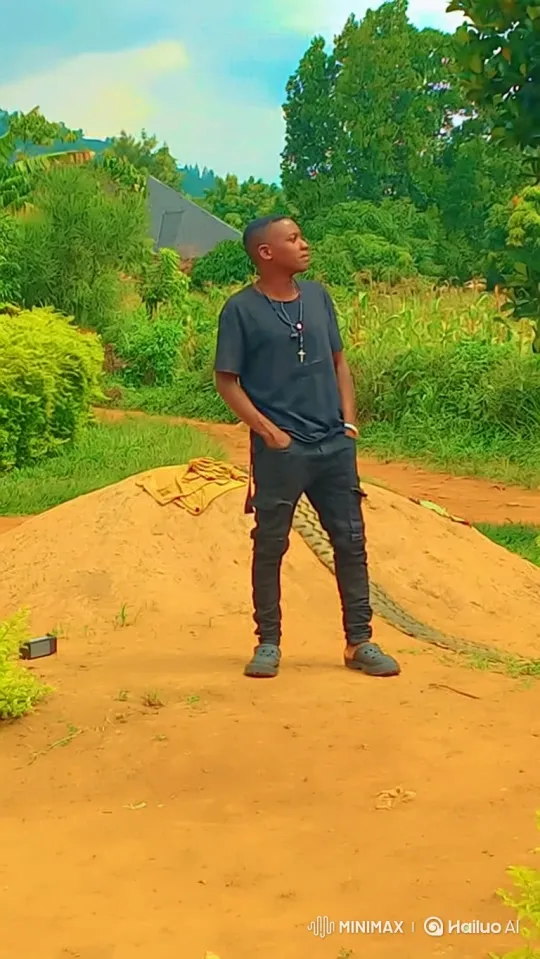 Young Man Reflects Amidst Rustling Nature – AI Generated Video | Hailuo AI