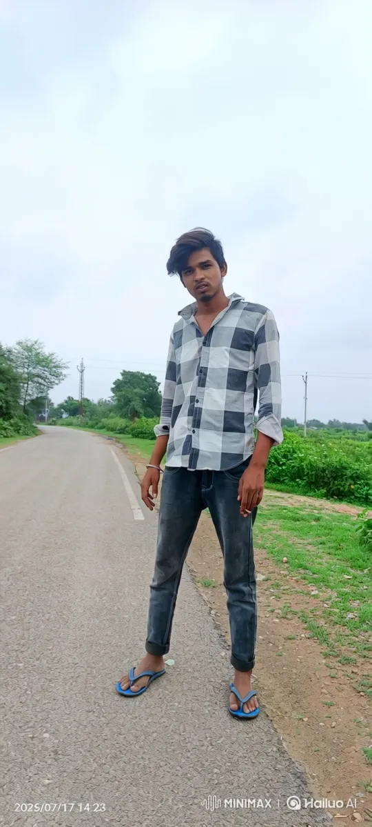 Young Man Reflects on a Rural Road – AI Generated Video | Hailuo AI