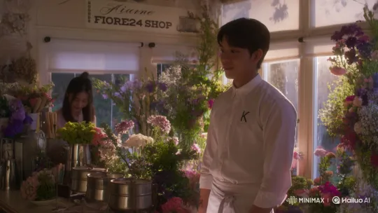 Romantic Encounter at FIORE24 SHOP Cafe – AI Generated Video | Hailuo AI