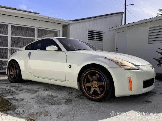 Nissan 350Z Air Suspension Lowering Display – AI Generated Video | Hailuo AI