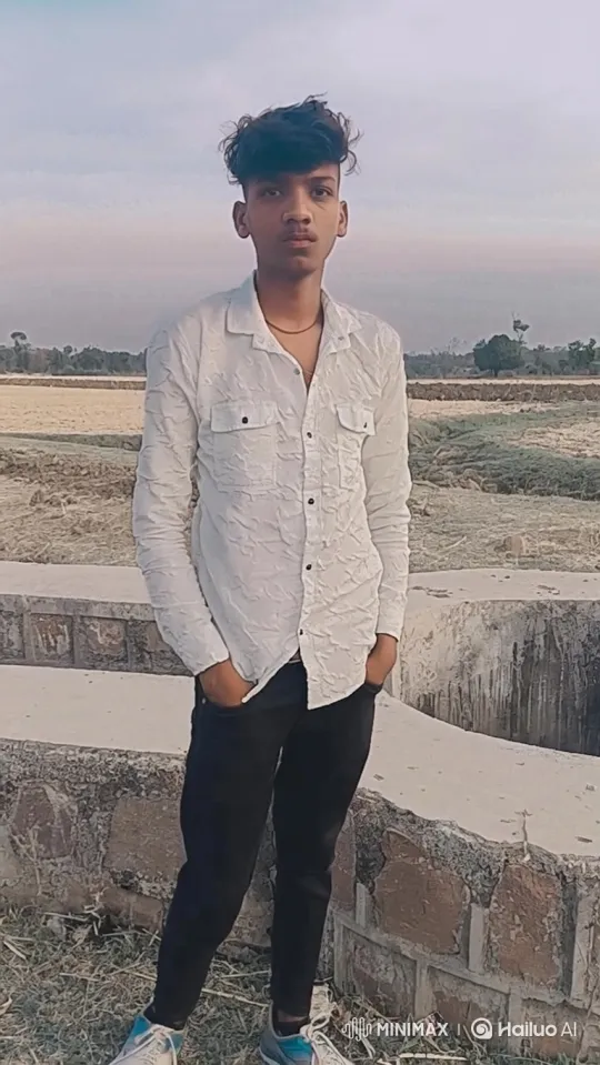 Young Man Admires Yellow Lamborghini in Rural Setting – AI Generated Video | Hailuo AI