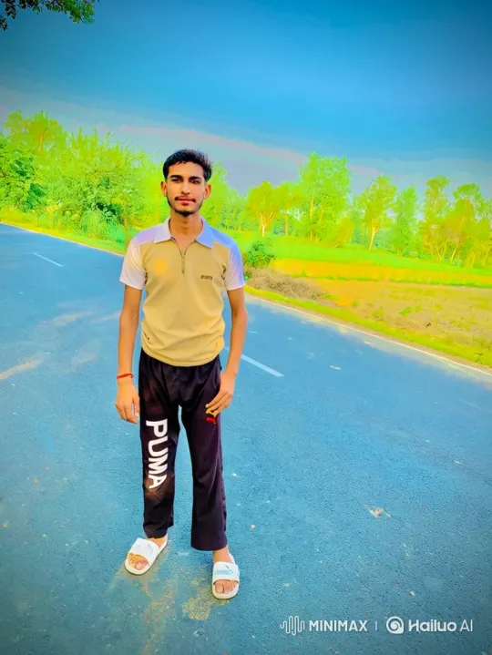 Young Man Meets Man Resembling PM Modi on Empty Road – AI Generated Video | Hailuo AI