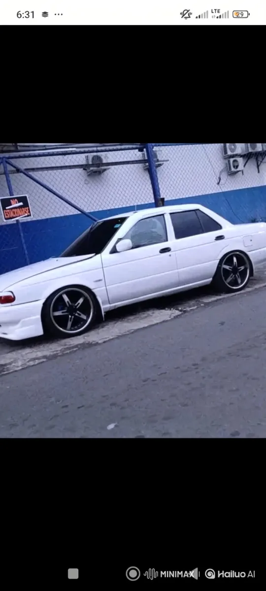 Modified Sedan Demonstrates Low-Rider Suspension – AI Generated Video | Hailuo AI