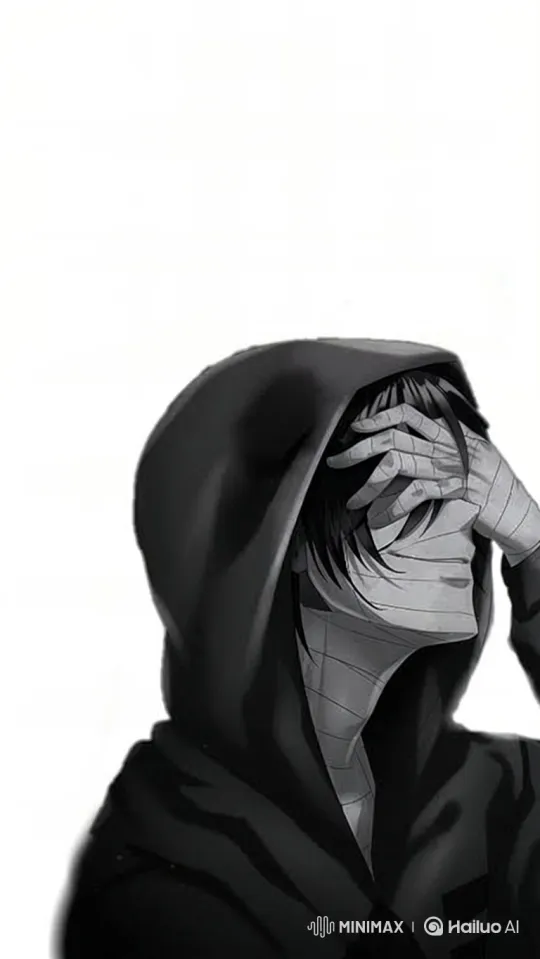 Young Man Laughs Unhinged in Dramatic Black and White – AI Generated Video | Hailuo AI