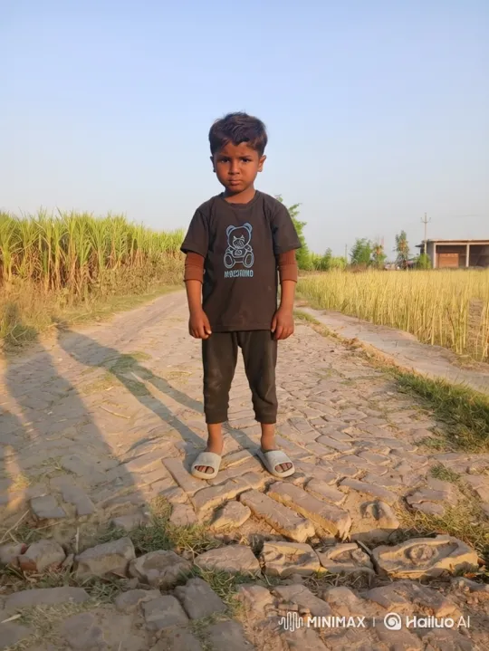 Indian Prime Minister Modi Meets a Young Boy on a Rural Road – AI Generated Video | Hailuo AI