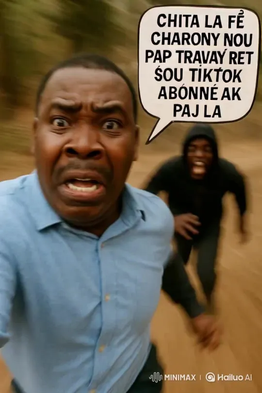 Chita la fè charonyy, TikTok users debate work suspension. – AI Generated Video | Hailuo AI