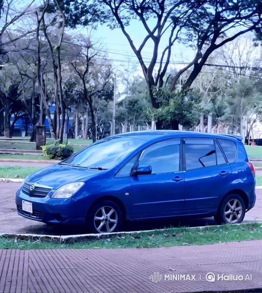 Blue Minivan Activates Air Suspension for Low-Ride Stance – AI Generated Video | Hailuo AI