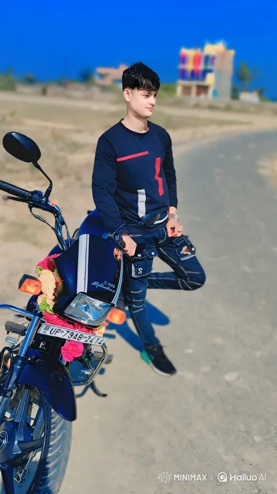 Young Man Enjoying a Moment by the Roadside – AI Generated Video | Hailuo AI