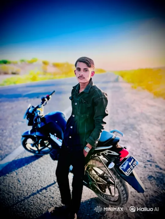 Young Man Boards Helicopter, Leaving Motorcycle Behind – AI Generated Video | Hailuo AI
