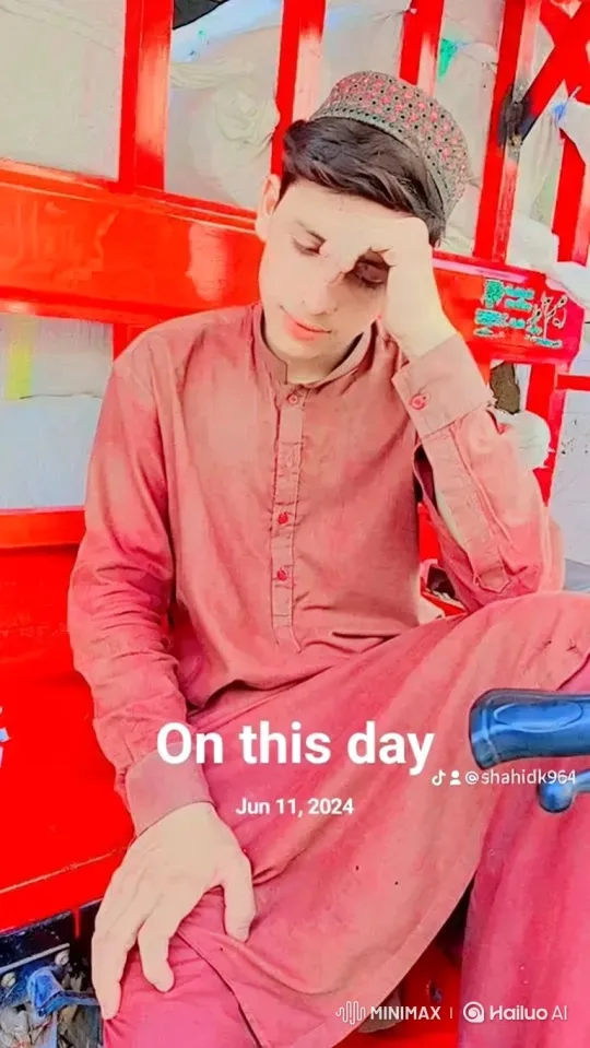 Young Man Reflects and Stands Calmly in Vehicle – AI Generated Video | Hailuo AI