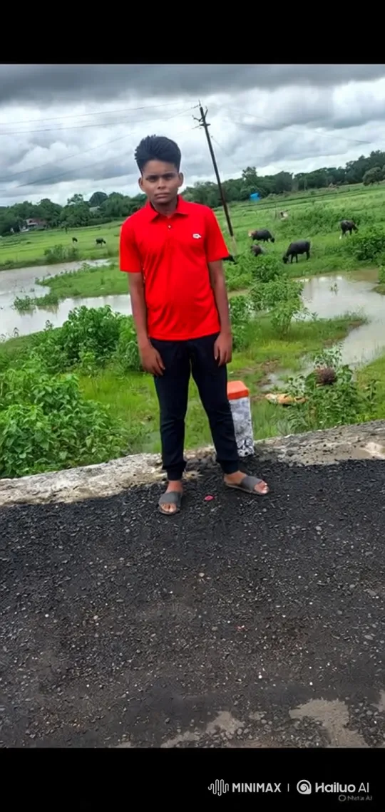Narendra Modi Greeting Young Man in Rural Setting – AI Generated Video | Hailuo AI