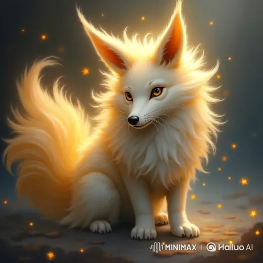 Mystical White Fox in Enchanted Forest Dusk – AI Generated Video | Hailuo AI