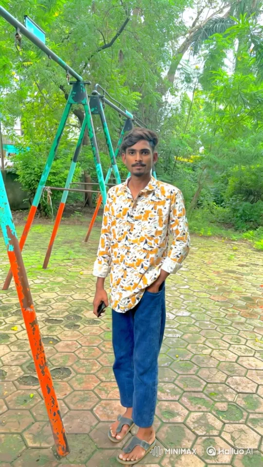 Young Man Meets Narendra Modi in Park Setting – AI Generated Video | Hailuo AI