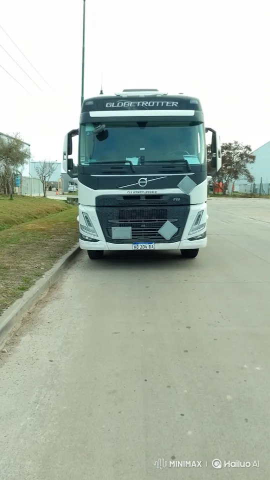Volvo Truck Air Suspension Lowering Demonstration – AI Generated Video | Hailuo AI