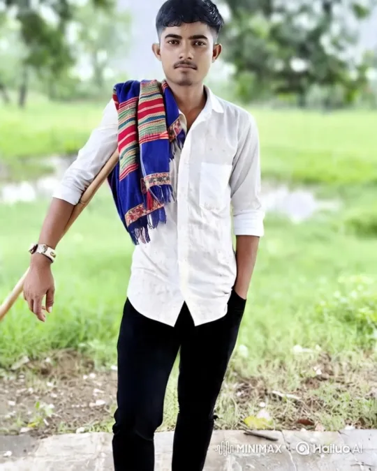 Young Man in Nature: A Tranquil Moment – AI Generated Video | Hailuo AI