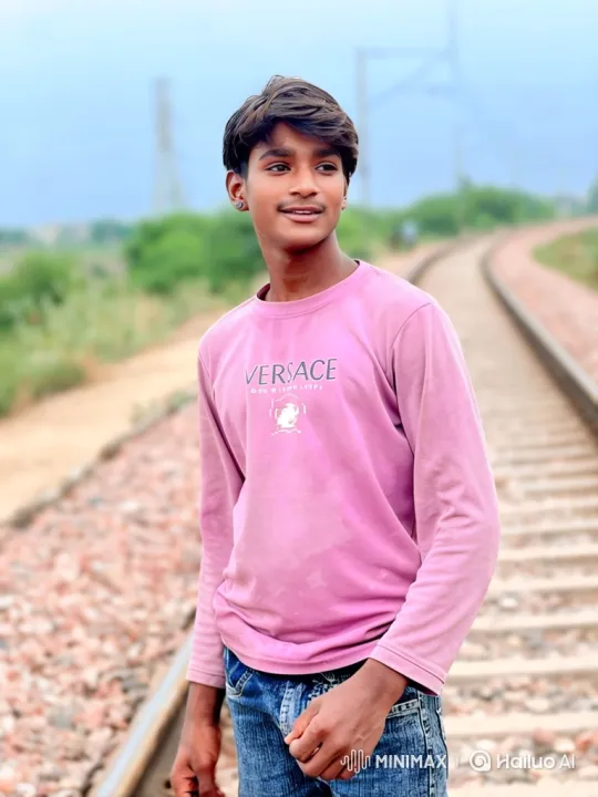 Young Man Prepares for a Meeting by Train Tracks – AI Generated Video | Hailuo AI