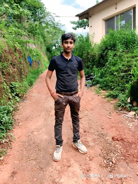 Narendra Modi meets young man in rural setting – AI Generated Video | Hailuo AI