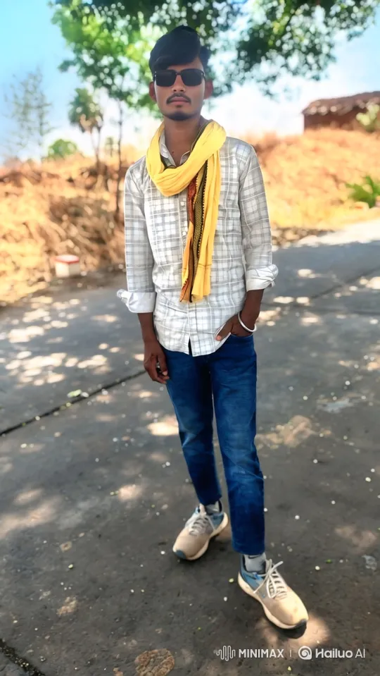 Young Man Walks Confidently in Sunny Countryside – AI Generated Video | Hailuo AI