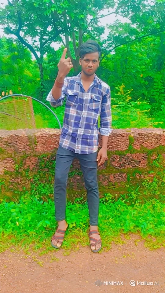 Young Man Meets Narendra Modi Lookalike in Lush Setting – AI Generated Video | Hailuo AI