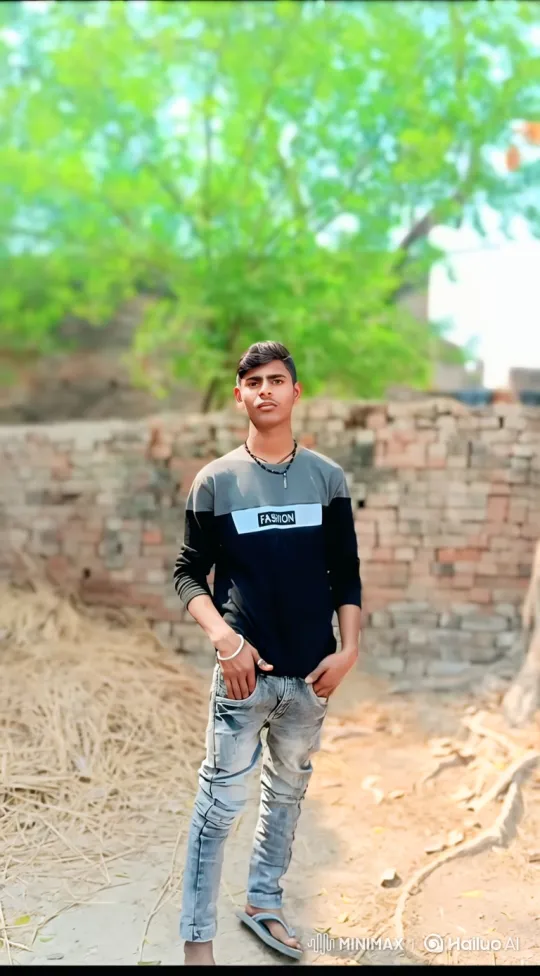 Young Man in Casual Outfit Stands Confidently – AI Generated Video | Hailuo AI