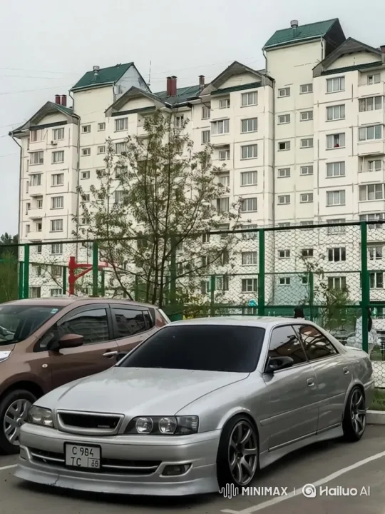 Dynamic Parallax Effect in Outdoor Parking Scene – AI Generated Video | Hailuo AI