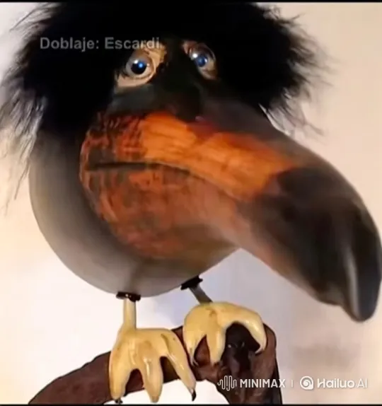 Bird with Chalkboard Message in Pigeon Classroom – AI Generated Video | Hailuo AI