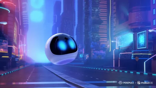 Lumo's Quest: A lonely AI seeks connection in the future city – AI Generated Video | Hailuo AI