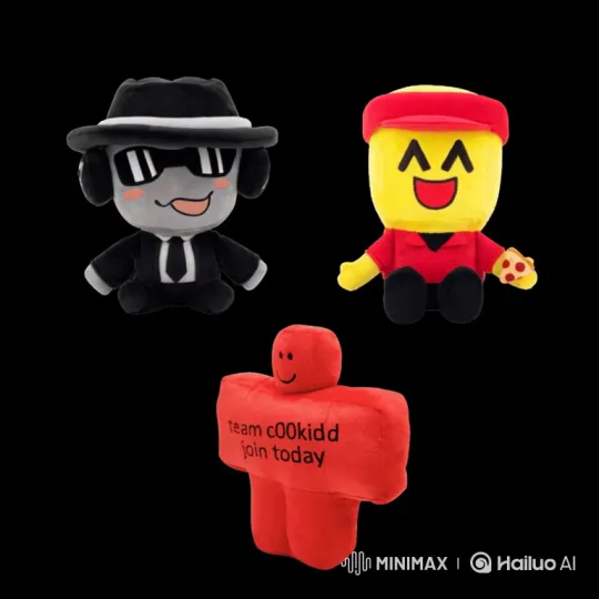 Plush Toys Explore a Colorful Amusement Park – AI Generated Video | Hailuo AI