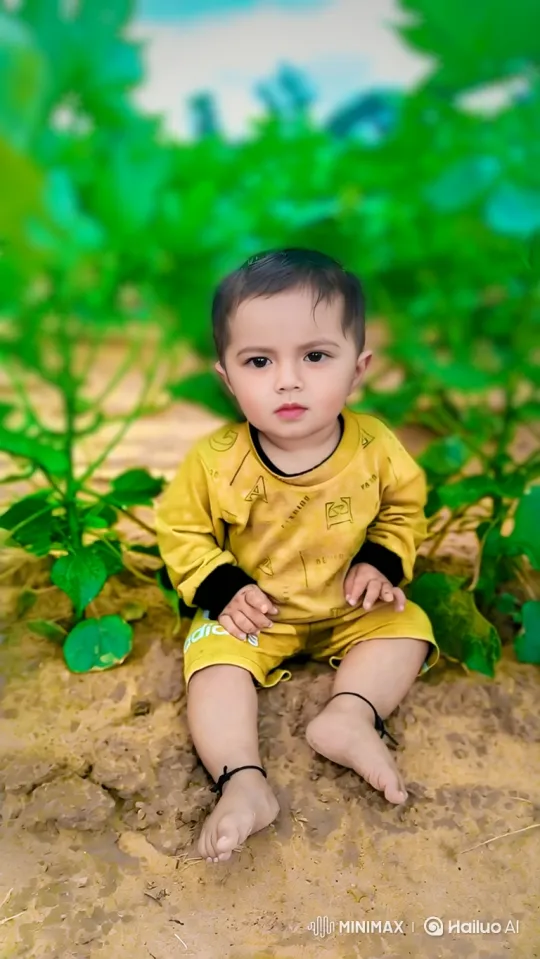 Baby's Magical Transition from Outdoor to Indoor Sanctuary – AI Generated Video | Hailuo AI