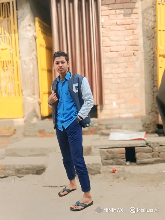 Young Man Meets Figure Resembling Modi in Dusty Area – AI Generated Video | Hailuo AI