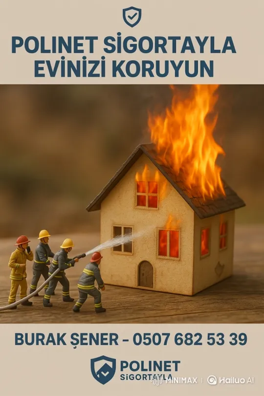 Polinet Sigorta Insurance Ad: Miniature Firefighters Combat House Fire – AI Generated Video | Hailuo AI