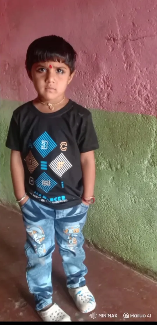 Child's Slow Shift from Serious to Thoughtful Stance – AI Generated Video | Hailuo AI