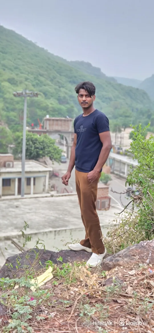 Young Man Meets Prime Minister Modi on Mountain Road – AI Generated Video | Hailuo AI