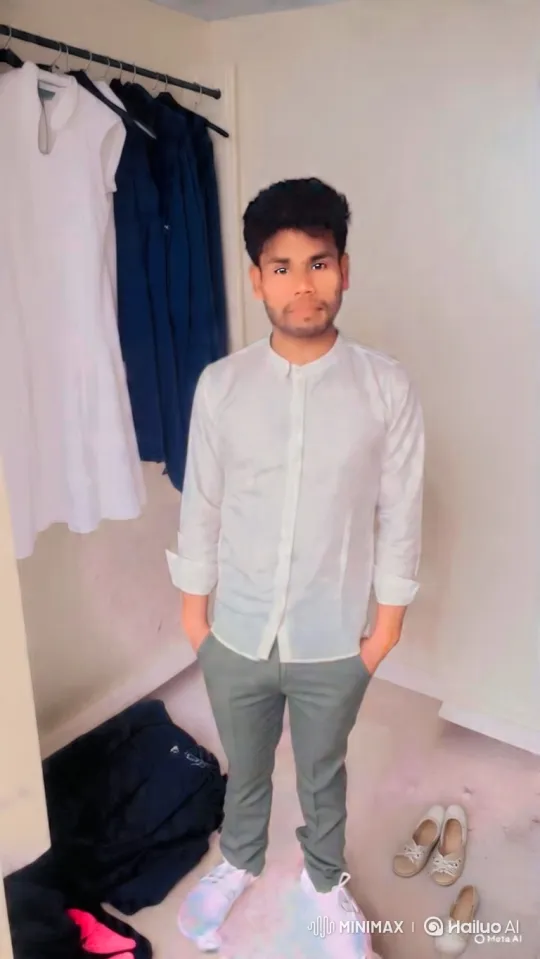 Young Man Prepares for Encounter in Stylish Room – AI Generated Video | Hailuo AI