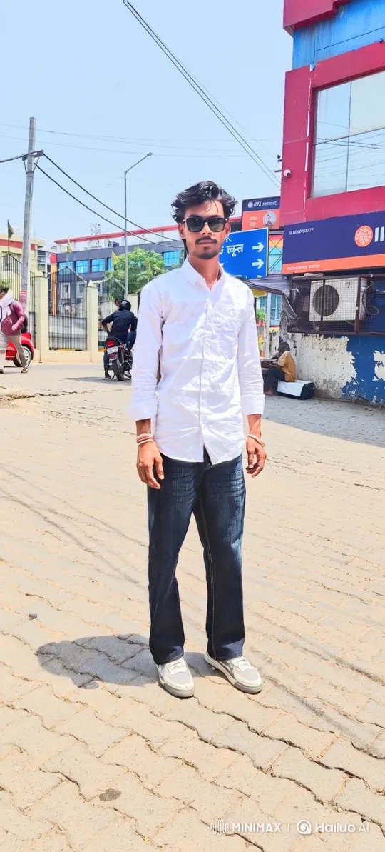 Young Man Meets Narendra Modi on Sunny Street – AI Generated Video | Hailuo AI