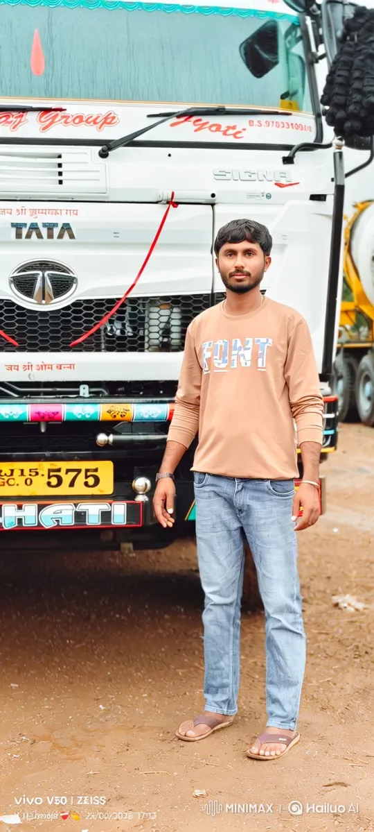 Young Man and White Truck in Complex Camera Movement – AI Generated Video | Hailuo AI