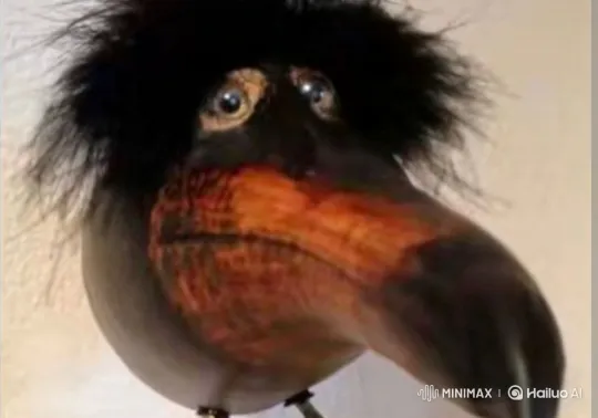 Bird Figure Surprised by Falling Cash – AI Generated Video | Hailuo AI